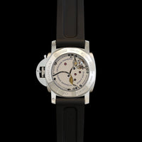 Stainless Steel Pre-Owned Panerai Luminor GMT 8-day Watch