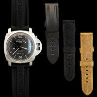 Stainless Steel Pre-Owned Panerai Luminor GMT 8-day Watch