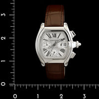 Stainless Steel Pre-Owned Cartier Roadster XL Chronograph Watch