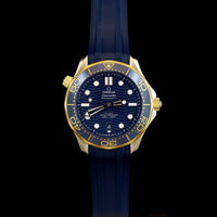 Stainless Steel and Yellow Gold Pre-Owned Omega Estate Seamaster Diver