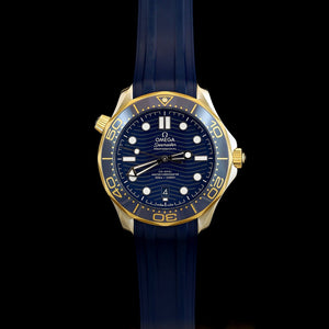 Stainless Steel and Yellow Gold Pre-Owned Omega Estate Seamaster Diver