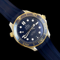 Stainless Steel and Yellow Gold Pre-Owned Omega Estate Seamaster Diver