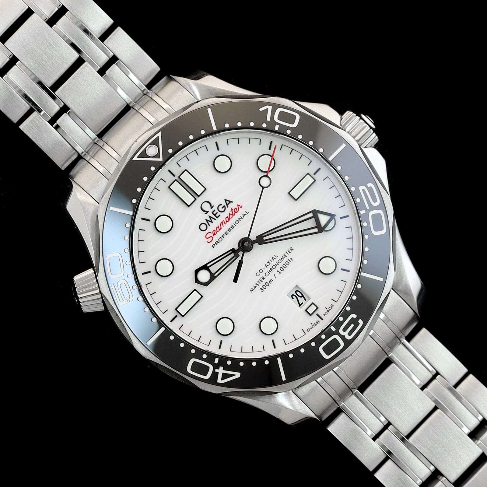 Stainless Steel Pre-Owned Omega Seamaster Diver 300M Estate Watch