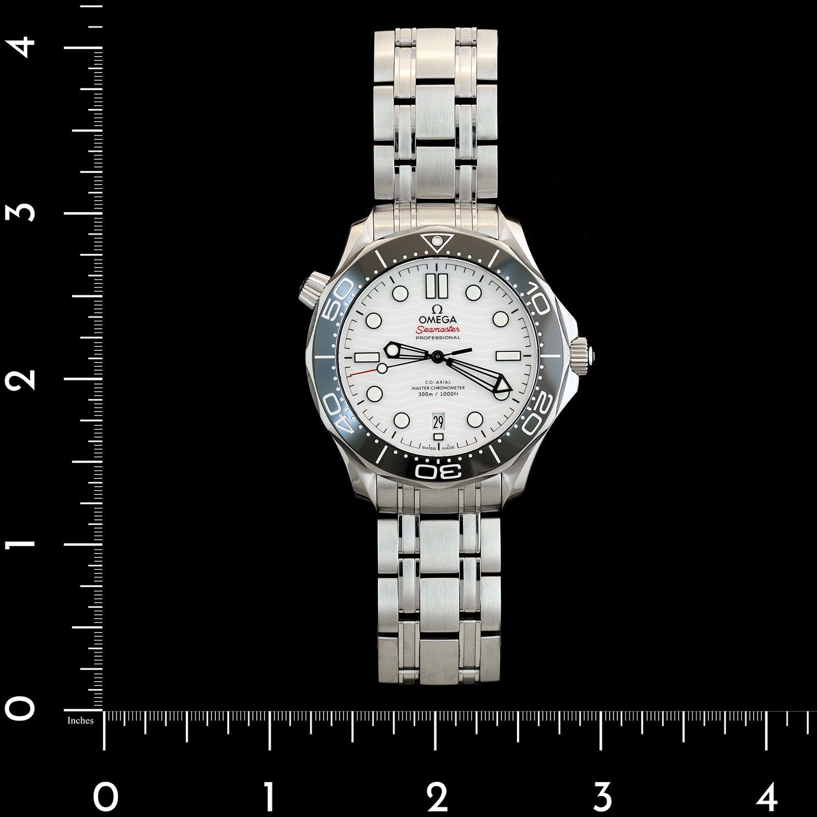 Stainless Steel Pre-Owned Omega Seamaster Diver 300M Estate Watch