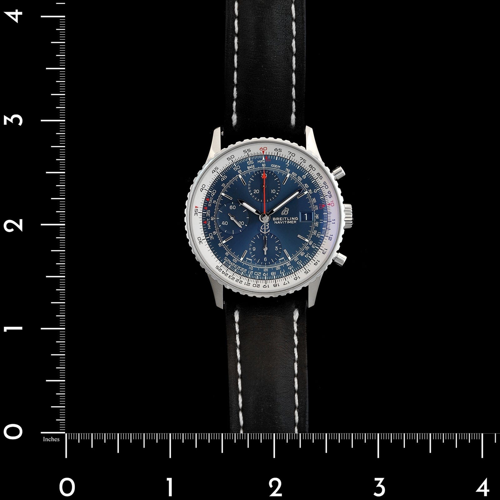 Stainless Steel Pre-Owned Breitling Navitimer Chronograph Estate Watch