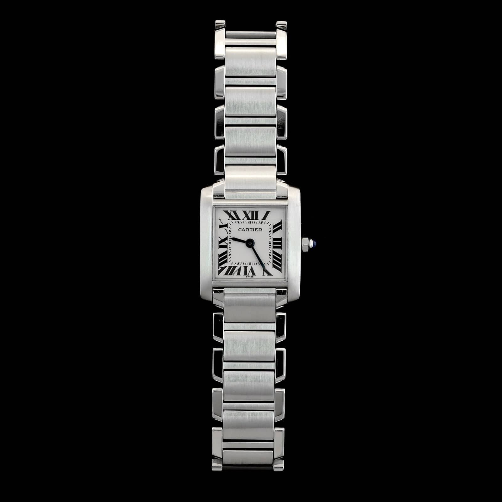 Stainless Steel Pre-Owned Cartier Tank Solo Estate Watch