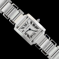 Stainless Steel Pre-Owned Cartier Tank Solo Estate Watch