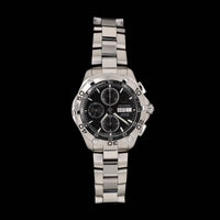 Stainless Steel Pre-Owned TAG Heuer Aquaracer Chronograph Day/Date Estate Watch