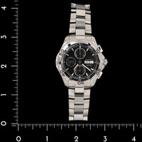 Stainless Steel Pre-Owned TAG Heuer Aquaracer Chronograph Day/Date Estate Watch