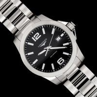 Stainless Steel Pre-Owned Longines Conquest Quartz Estate Watch
