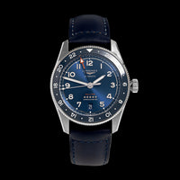 Stainless Steel Pre-Owned Longines Spirit Zulu Time GMT Estate Watch