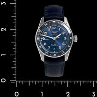 Stainless Steel Pre-Owned Longines Spirit Zulu Time GMT Estate Watch