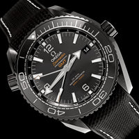 Ceramic Pre-Owned Omega Seamaster Planet Ocean 600m GMT Estate Watch