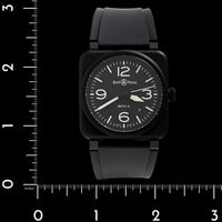 Ceramic Pre-Owned Bell & Ross BR-03 Black Matte Estate Watch