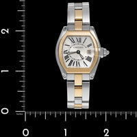 Stainless Steel Yellow Gold Pre-Owned Cartier Roadster Estate Watch