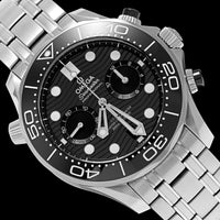 Stainless Steel Pre-Owned Omega Seamaster Diver 300M Chronograph Estate Watch