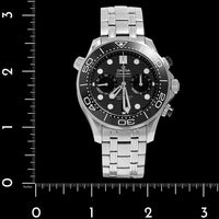 Stainless Steel Pre-Owned Omega Seamaster Diver 300M Chronograph Estate Watch