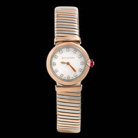Stainless Steel &amp; Rose Gold Pre-Owned Bvlgari Lvcea Estate Watch