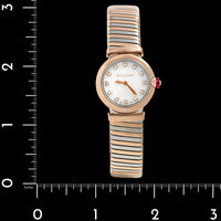 Stainless Steel &amp; Rose Gold Pre-Owned Bvlgari Lvcea Estate Watch