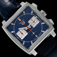 Stainless Steel Pre-Owned TAG Heuer Monaco Chronograph Estate Watch