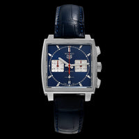 Stainless Steel Pre-Owned TAG Heuer Monaco Chronograph Estate Watch