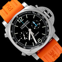 Stainless Steel Pre-Owned Panerai Luminor Chrono Estate Watch