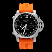 Stainless Steel Pre-Owned Panerai Luminor Chrono Estate Watch