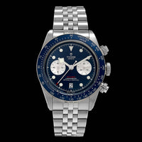 Stainless Steel Pre-Owned TUDOR Black Bay Chronograph Estate Watch