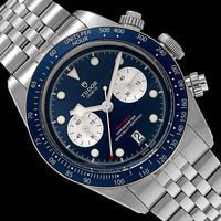 Stainless Steel Pre-Owned TUDOR Black Bay Chronograph Estate Watch