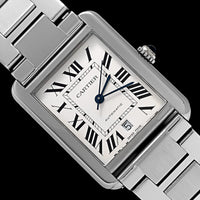 Stainless Steel Pre-Owned Cartier Tank Solo Estate Watch