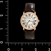 Rose Gold Pre-Owned Cartier Ronde Louis Estate Watch