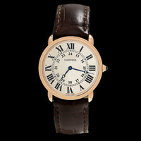 Rose Gold Pre-Owned Cartier Ronde Louis Estate Watch