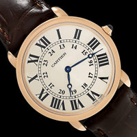 Rose Gold Pre-Owned Cartier Ronde Louis Estate Watch