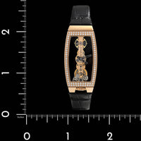 Rose Gold Pre-Owned Corum Miss Golden Bridge Estate Watch