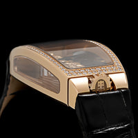 Rose Gold Pre-Owned Corum Miss Golden Bridge Estate Watch