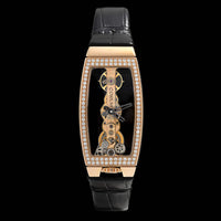 Rose Gold Pre-Owned Corum Miss Golden Bridge Estate Watch
