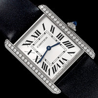 Stainless Steel Pre-Owned Cartier Tank Estate Watch