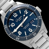 Stainless Steel Pre-Owned Glashutte Original SeaQ Panorama Date Estate Watch