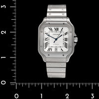 Stainless Steel Pre-Owned Cartier Santos Estate Watch