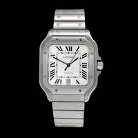 Stainless Steel Pre-Owned Cartier Santos Estate Watch