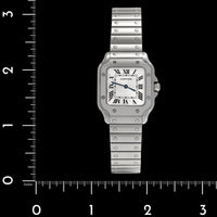 Stainless Steel Pre-Owned Cartier Santos Estate Watch