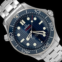 Stainless Steel Pre-Owned Omega Seamaster Diver 300M Estate Watch