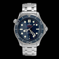 Stainless Steel Pre-Owned Omega Seamaster Diver 300M Estate Watch