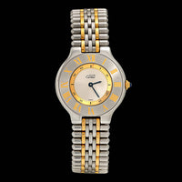 Stainless Steel Yellow Gold Pre-Owned Cartier Must de Cartier Estate Watch