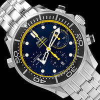 Stainless Steel Pre-Owned Omega Seamaster Diver 300M, Chronograph Estate Watch