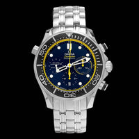 Stainless Steel Pre-Owned Omega Seamaster Diver 300M, Chronograph Estate Watch
