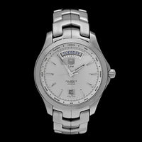 Stainless Steel Pre-Owned TAG Heuer Link, Calibre 5 day-date Estate Watch