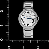 Stainless Steel Pre-Owned Cartier Ballon Bleu Estate Watch