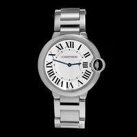 Stainless Steel Pre-Owned Cartier Ballon Bleu Estate Watch