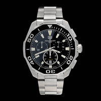 Stainless Steel Pre-Owned TAG Heuer Aquaracer Chronograph Estate Watch